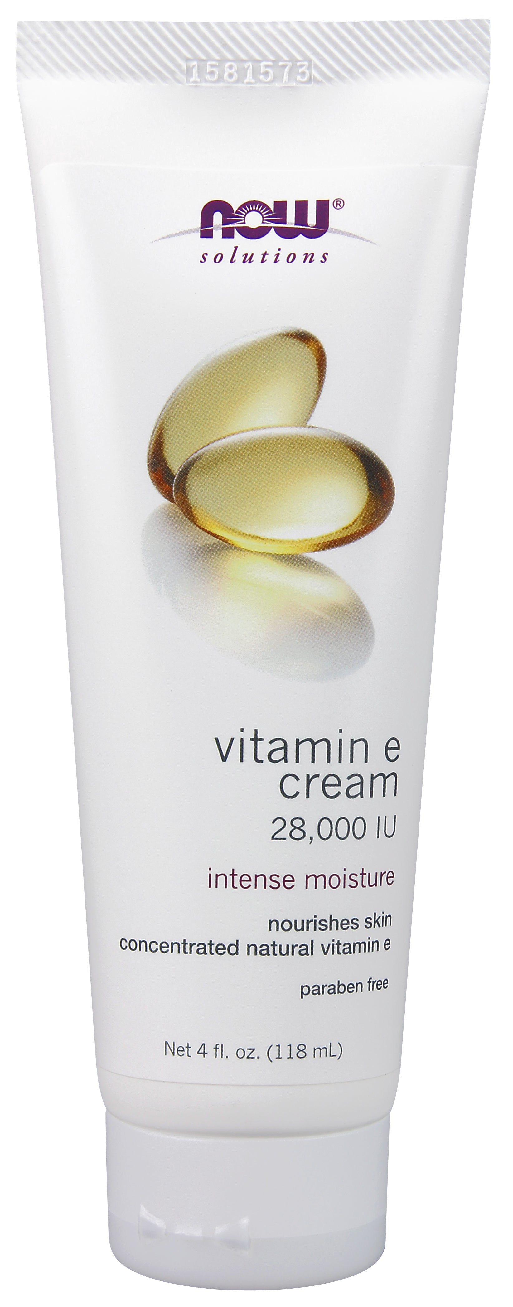 NOW Solutions Vitamin E 28,000Iu Cream 118ml