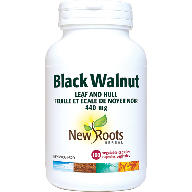 New Roots Black Walnut Leaf and Hull 100 Vegetarian Capsules