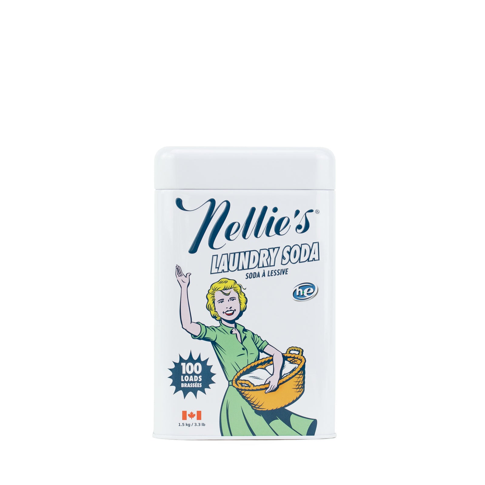 Nellie's All-Natural Laundry Soda 100 Loads 3.3lbs