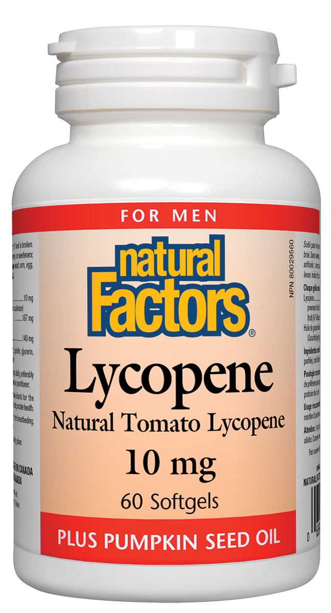 Natural Factors Lycopene 10mg 60 Capsules