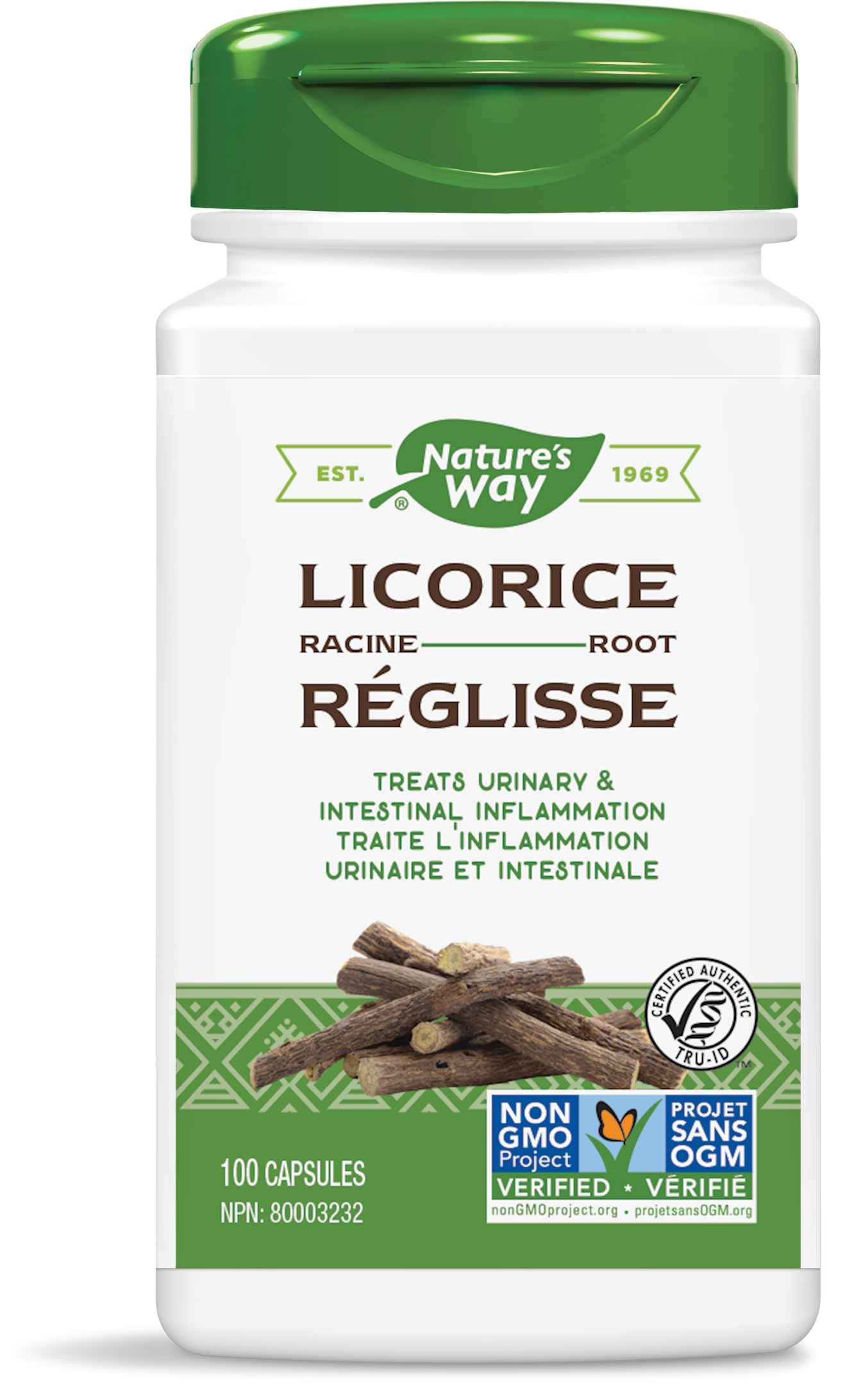 Nature's Way Licorice Root 100 Vegetarian Capsules