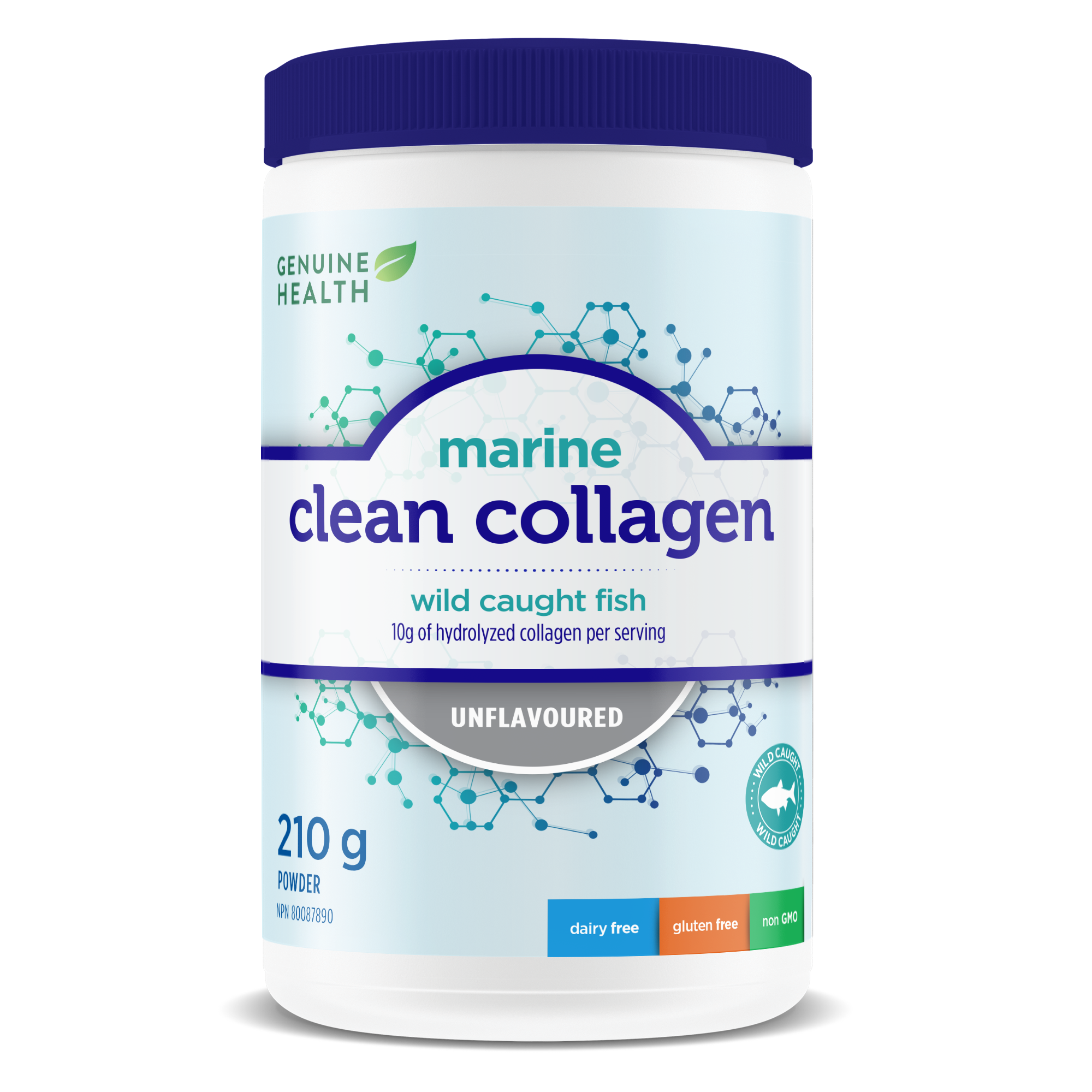 Genuine Health Marine Clean Collagen Unflavoured 210g