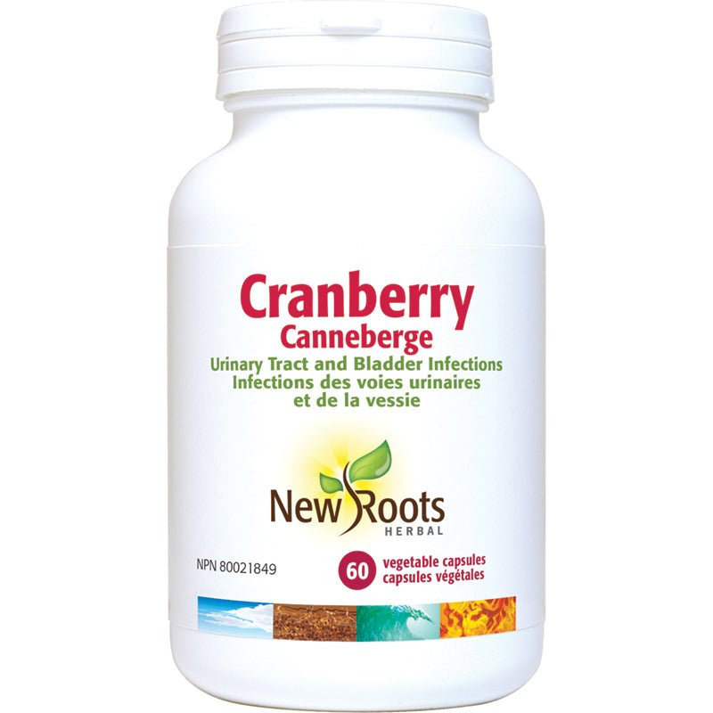 New Roots Cranberry 600mg 60 Vegetarian Capsules