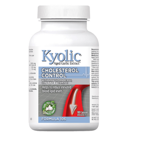 Kyolic Formula 106 Cholesterol Control with Hawthorn 180 Capsules