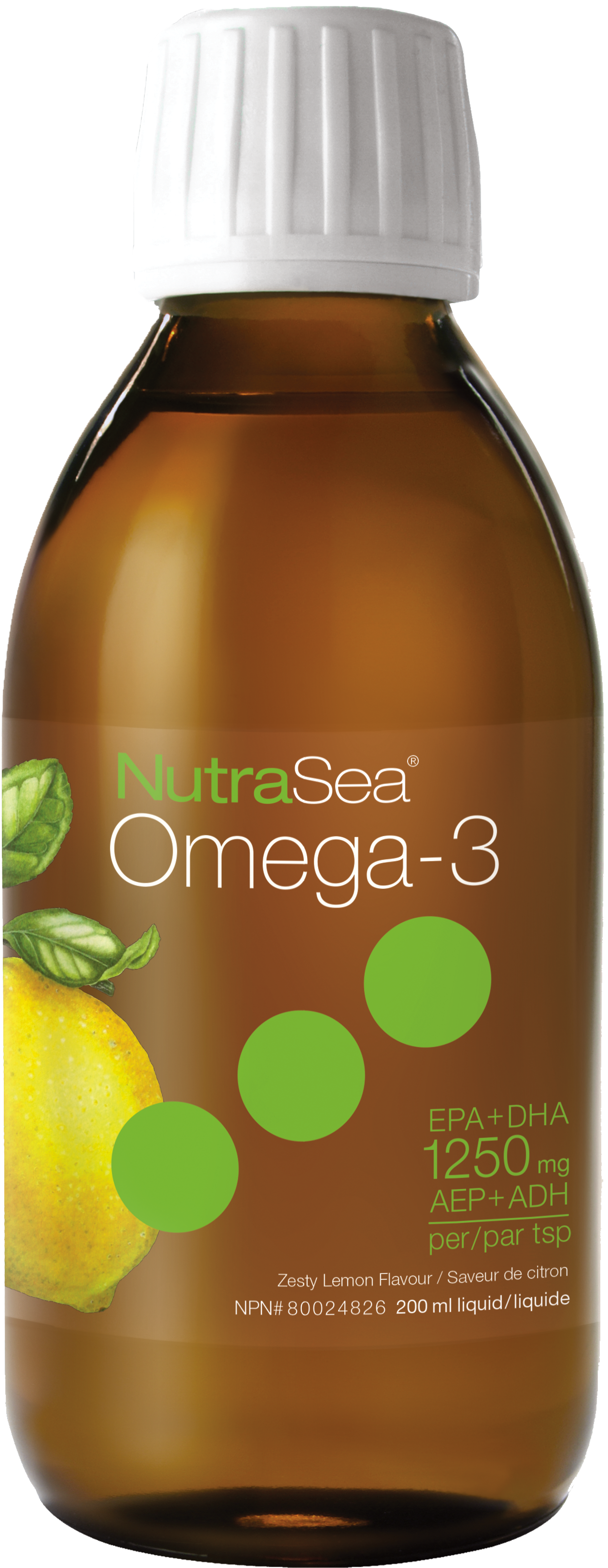 NutraSea Original Omega-3 Lemon 200ml