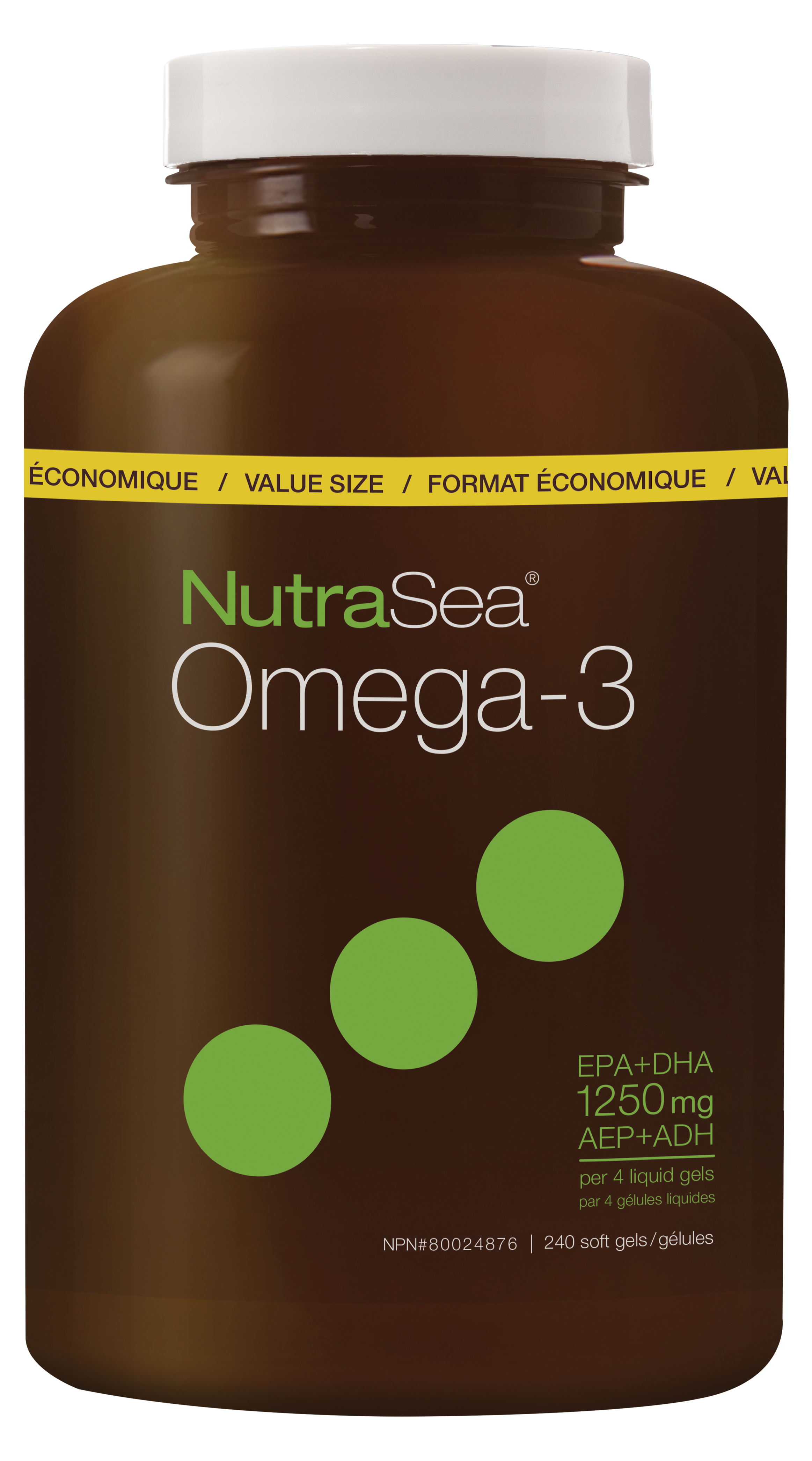 Nutrasea Omega-3 1250mg 240 Softgels