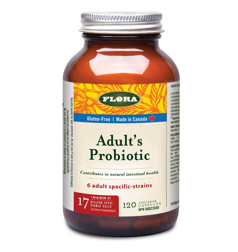 Flora Adult's Probiotic 120 Vegetarian Capsules