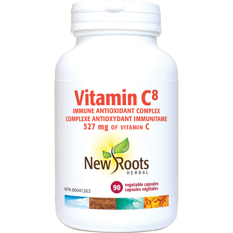 New Roots Vitamin C8 90 Vegetarian Capsules