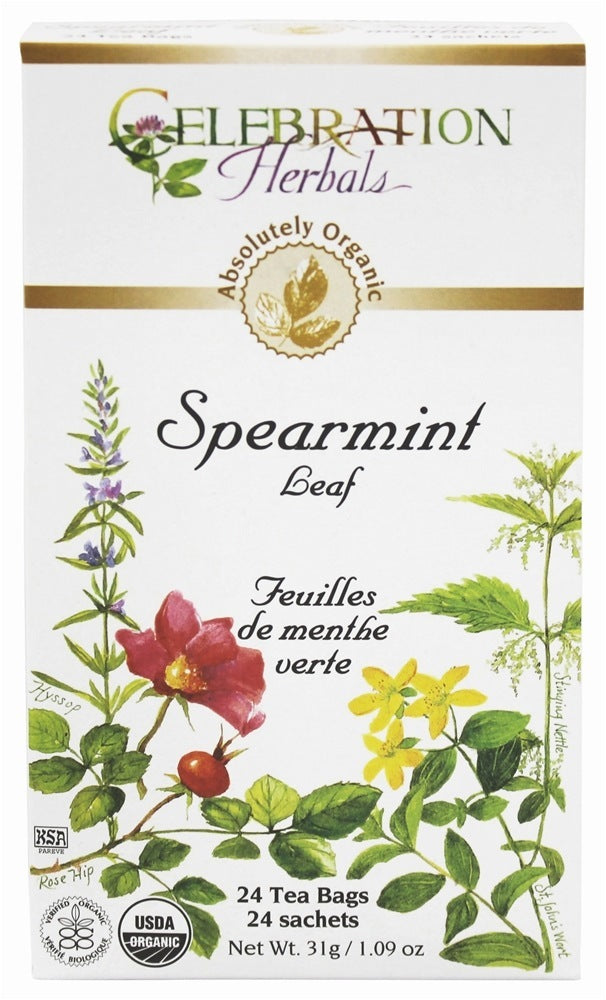 Celebration Herbals Spearmint Leaf Organic 24 Tea Bags