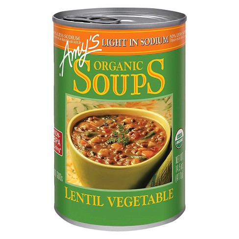Amy’s Lentil Vegetable, Low Sodium 398ml