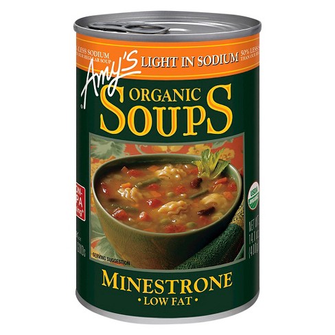 Amy’s Minestrone Soup Low Sodium 398ml