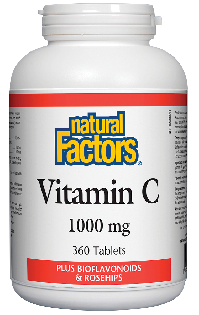 Natural Factors Vitamin C 1000mg 360 Tablets