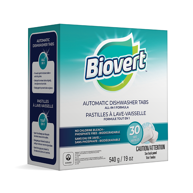 BioVert Automatic Dishwasher Tabs 30 Tablets