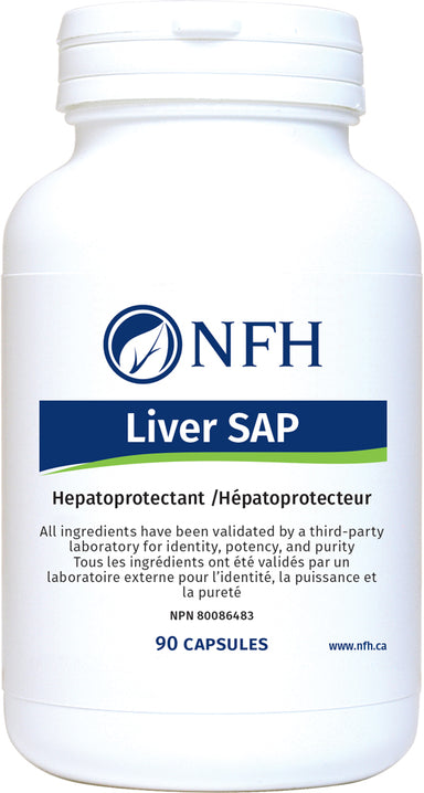 SCIENCE-BASED NUTRACEUTICAL AND BOTANICAL EXTRACTS FOR LIVER DETOXIFICATION  NFH Liver Sap 90 Vegetarian Capsules(Liver Detox)  Description  The liver is the largest glandular organ in the body, with numerous vital functions including glucose, fat, and protein metabolism, regulation of blood sugar levels, storage of vitamins, and digestion.