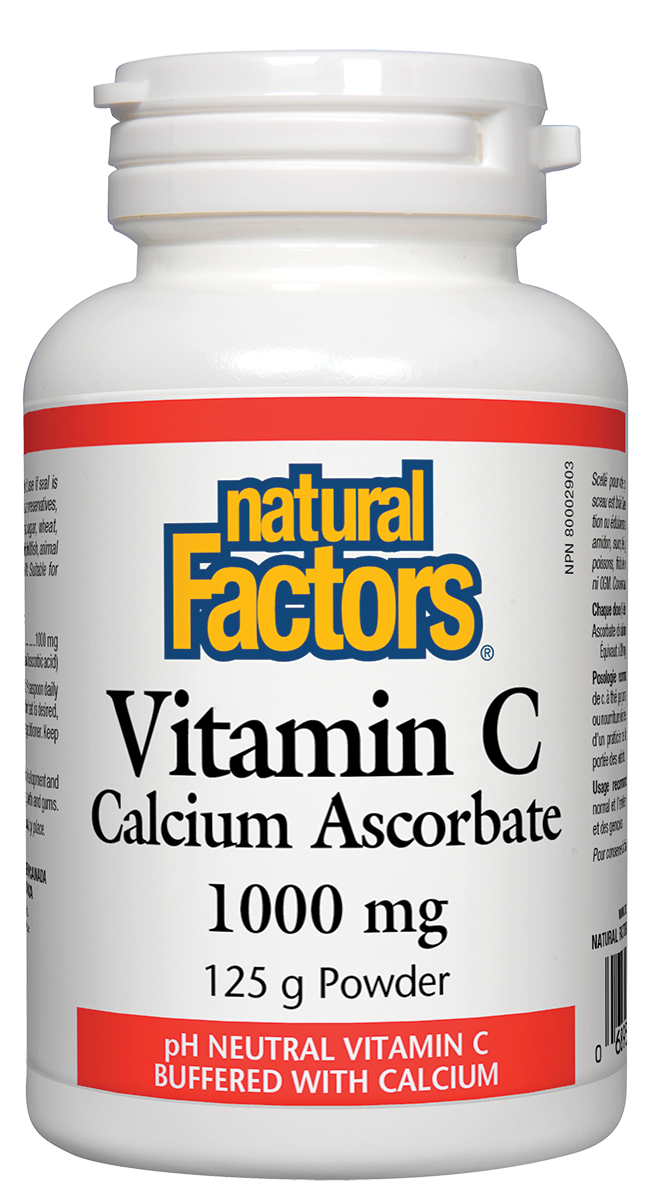 Natural Factors Vitamin C Calcium Ascorbate 125g Powder