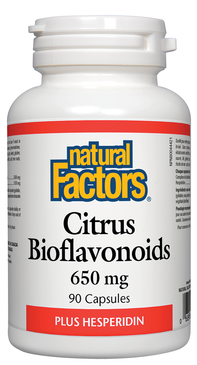 Natural Factors Citrus Bioflavonoids Plus Hesperidin 650mg 90 Capsules