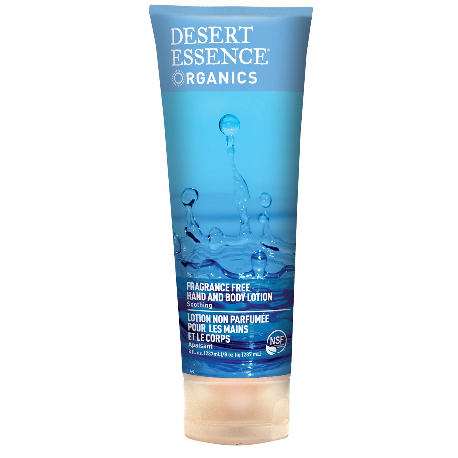 Desert Essence Fragrance Free Hand & Body Lotion 237ml