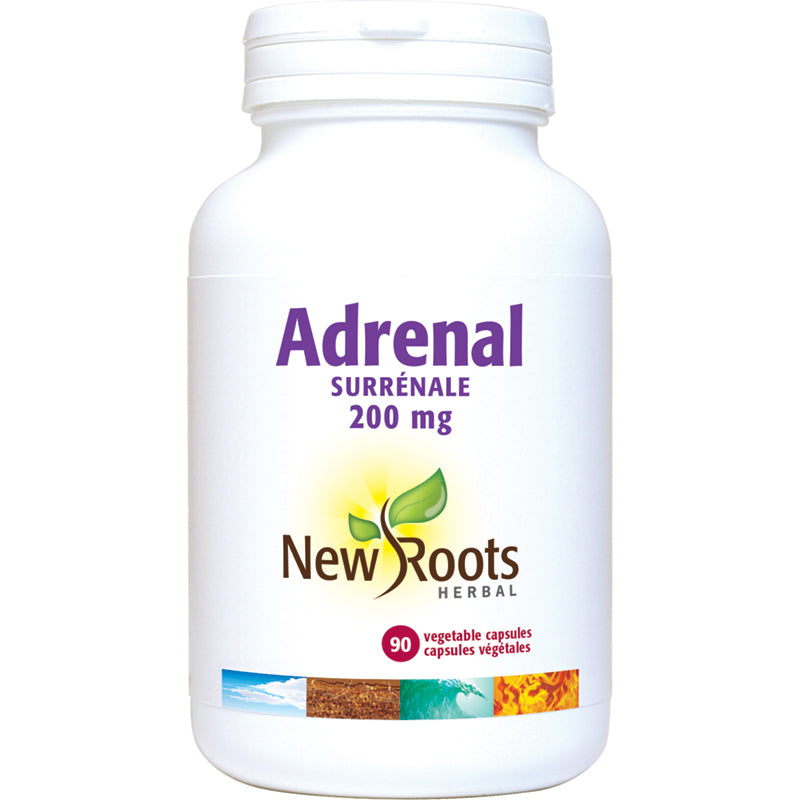 New Roots Adrenal With Peppermint 90 Vegetarian Capsules