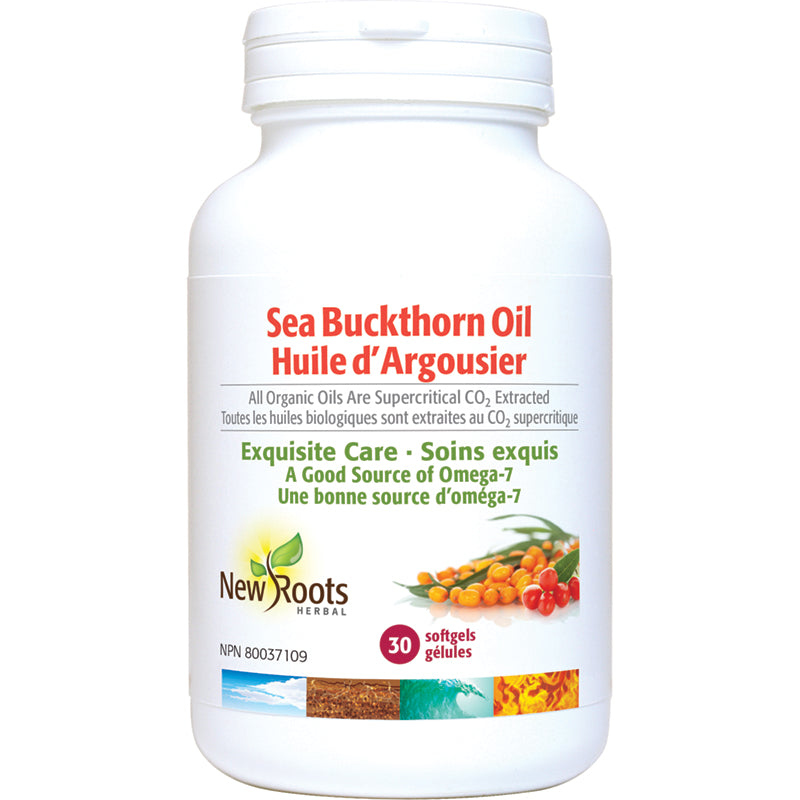 New Roots Organic Sea Buckthorn Oil 30 Softgels