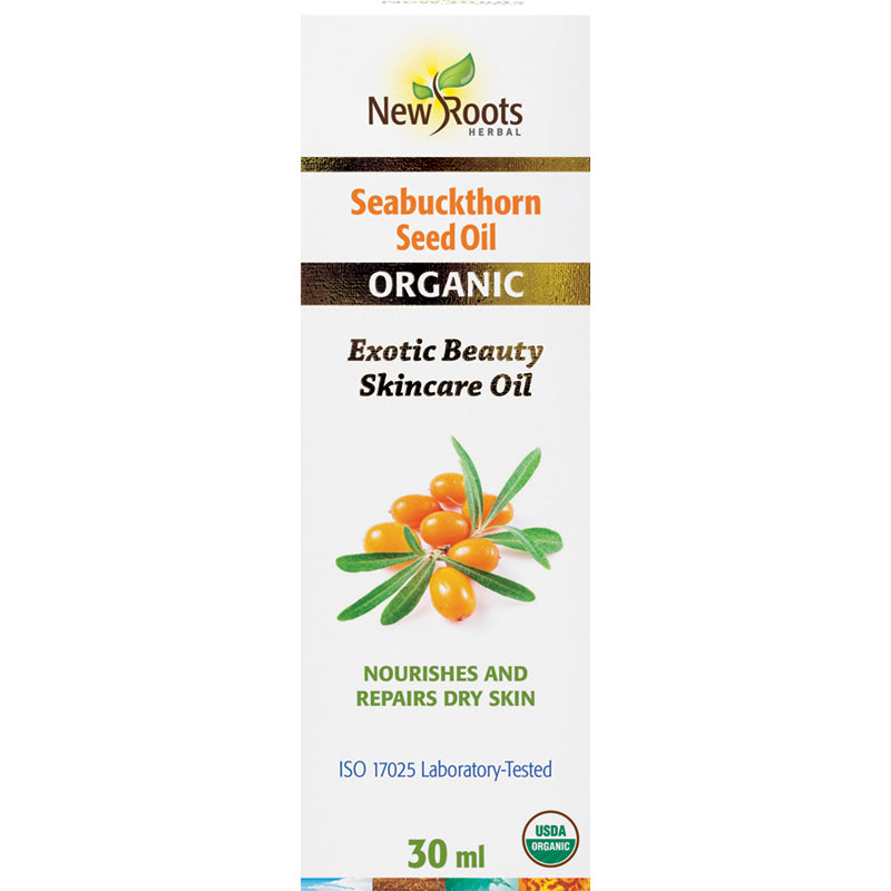 New Roots Organic Seabuckthorn Seed Oil 30ml