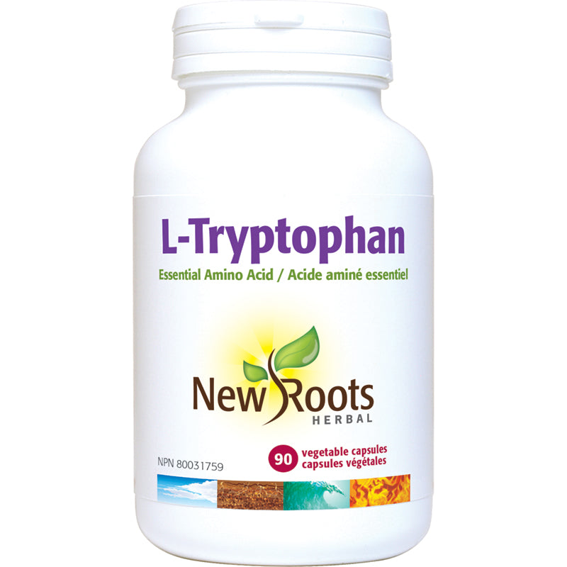 New Roots L-Tryptophan 90 Vegetarian Capsules