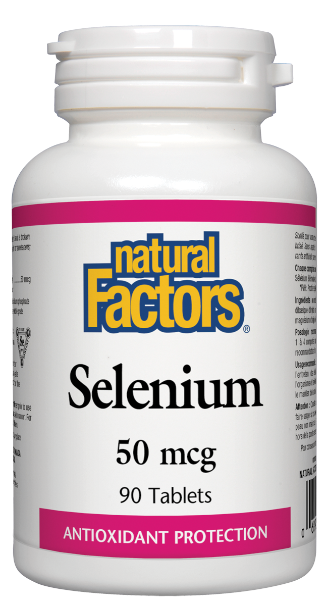 Natural Factors Selenium 50mcg 90 Tablets