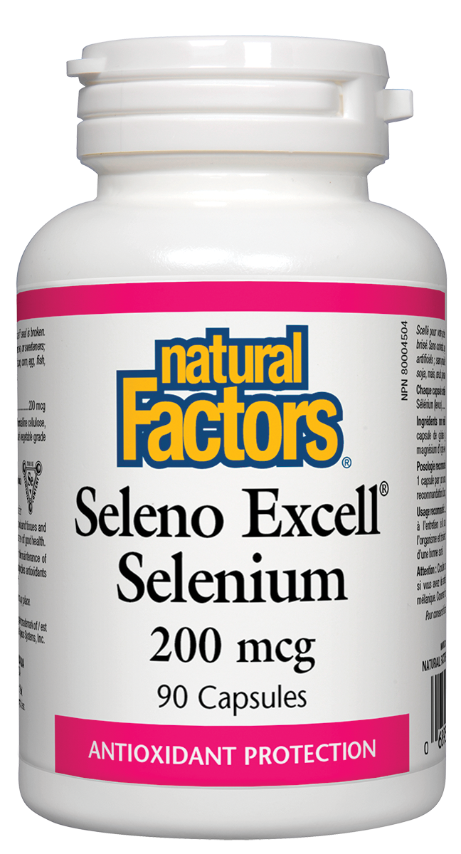 Natural Factors Seleno Excell Selenium 200mcg 90 Capsules