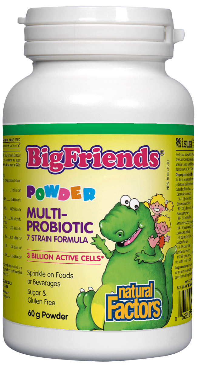 Natural Factors Big Friends Multi-Probiotic 3 Billion Active Cells 60g