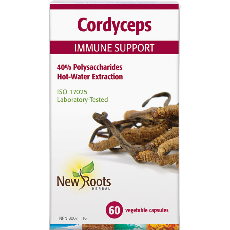 New Roots Cordyceps 500mg 60 Vegetarian Capsules