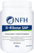 Science-based source of carbohydrates to support energy production  NFH D‑Ribose SAP 500 g  Description  ᴅ‑Ribose is a natural 5‑carbon sugar found in all living cells. The body naturally produces ᴅ‑ribose, which begins the metabolic process for cellular energy production or adenosine triphosphate (ATP). The production of ATP, either through the synthesis of new energy or via the salvage pathway of energy preservation, is rate-limited by the availability of ᴅ‑ribose.