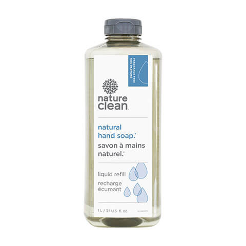 Nature Clean Liquid Hand Soap Fragrance- Free 1L Refill