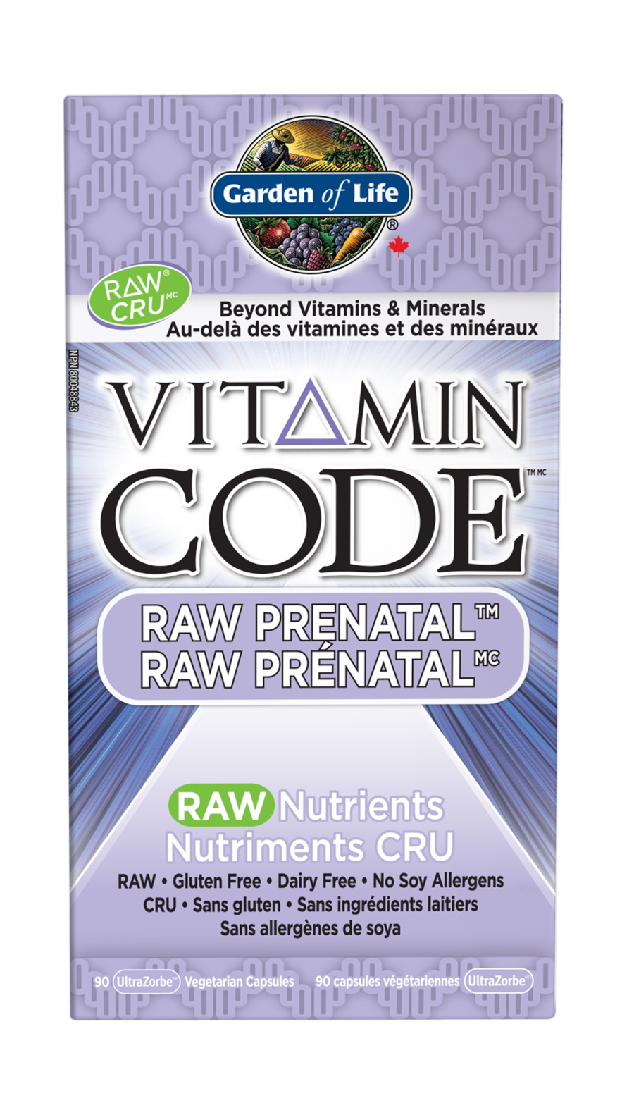 Garden Of Life Raw Prenatal Vitamin Code 90 Capsules