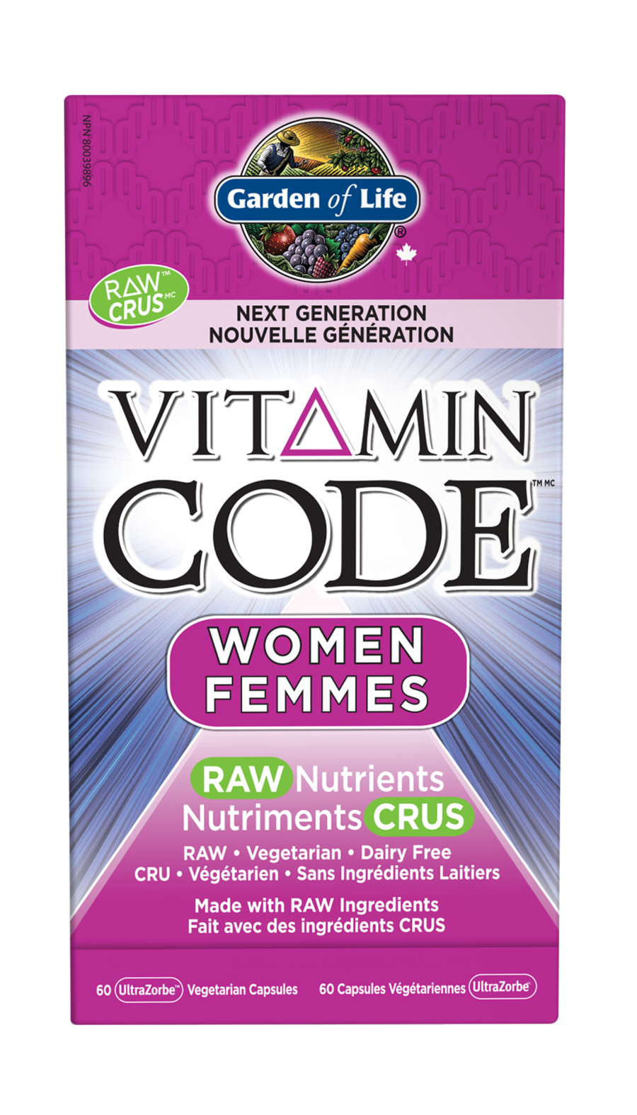 Garden Of Life Raw Vitamin Code Womens 60 Capsules