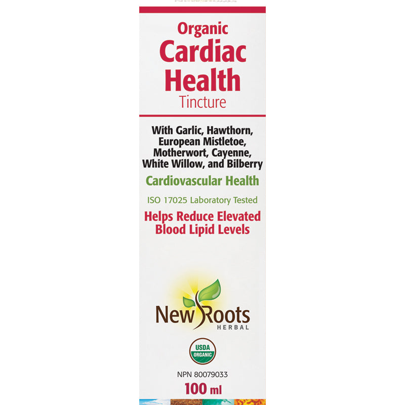 New Roots Organic Cardiac Health Tincture 100ml