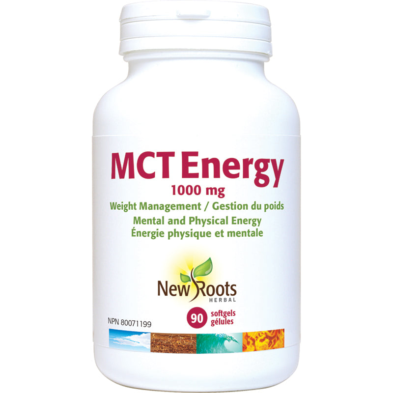 New Roots MCT Energy 1000mg 90 Softgels