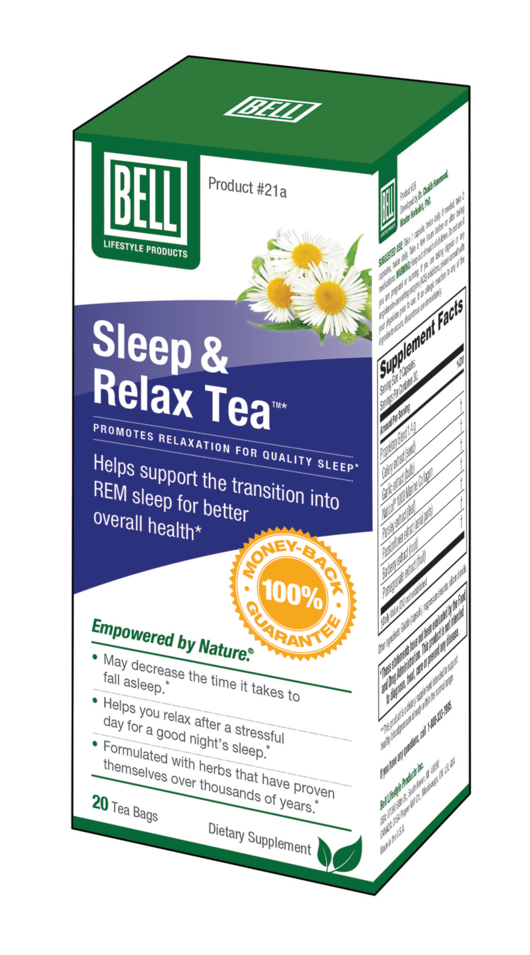 Bell Lifestyle Products #21A Sleep And Relax Tea 20 Bags
