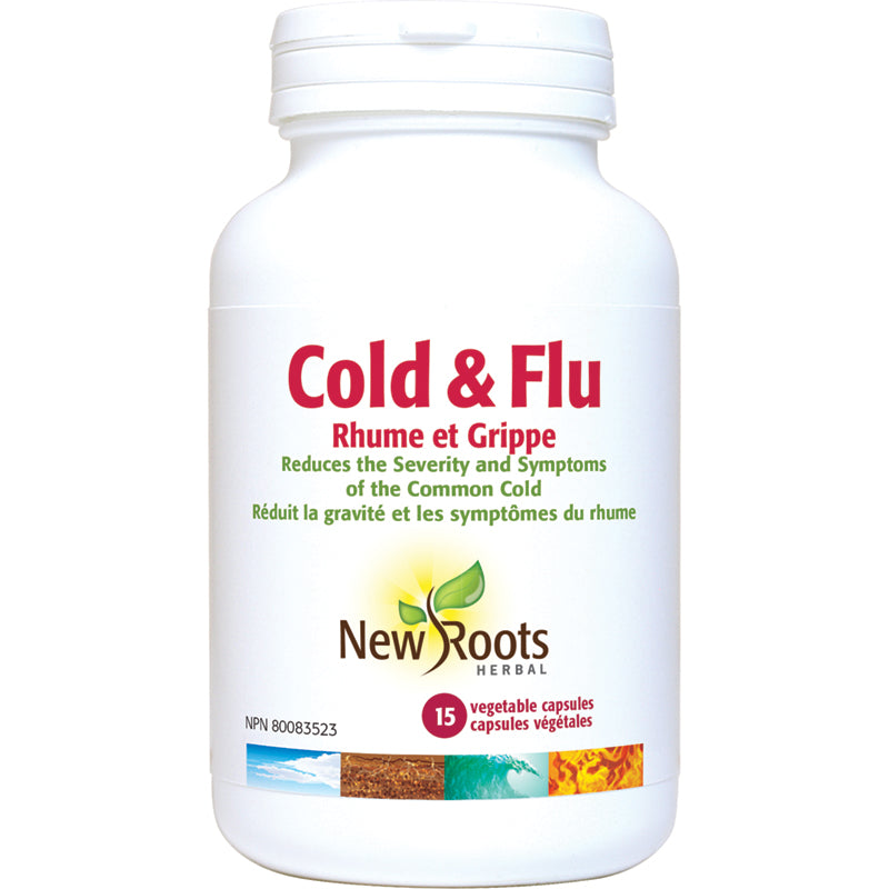 New Roots Cold & Flu 15 Vegetarian Capsules