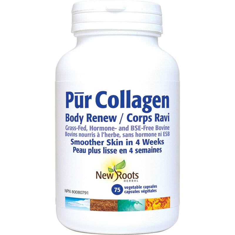 New Roots Pur Collagen Body Renew 75 Vegetarian Capsules