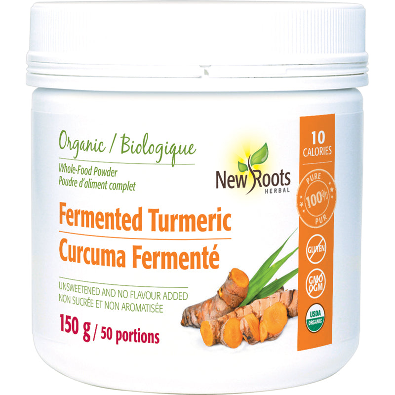 New Roots Organic Fermented Turmeric Powder 150g