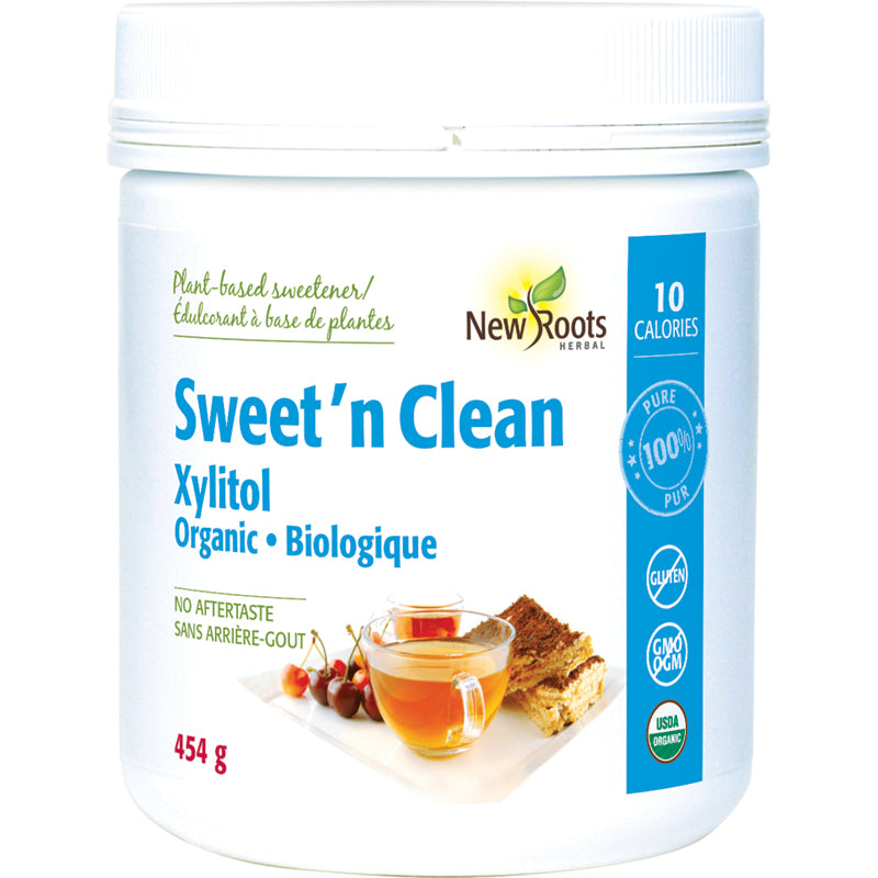 New Roots Sweet 'n Clean Organic Xylitol 454g