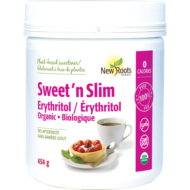 New Roots Sweet 'n Slim Organic Erythritol 454g