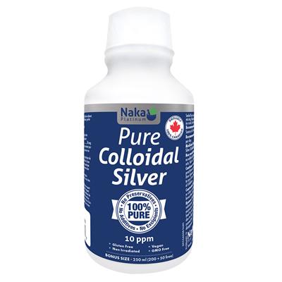 Naka Platinum Pure Colloidal Silver 10ppm 250ml