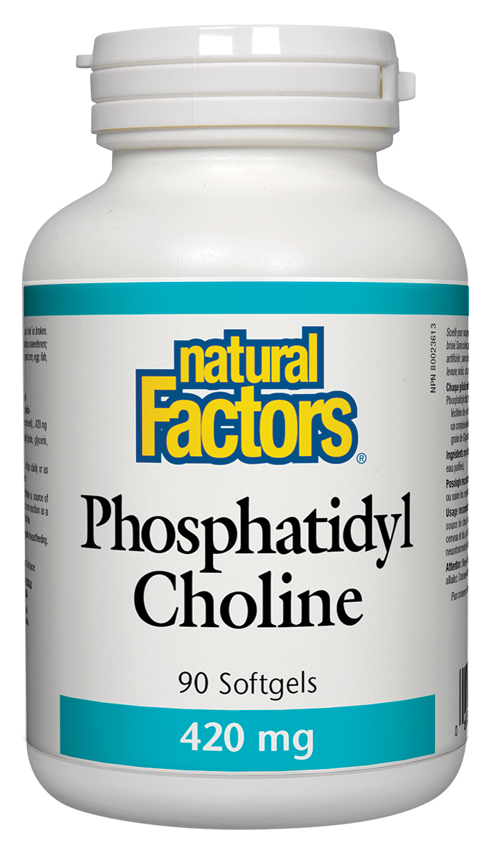 Natural Factors Phosphatidyl Choline 420mg 90 Softgels