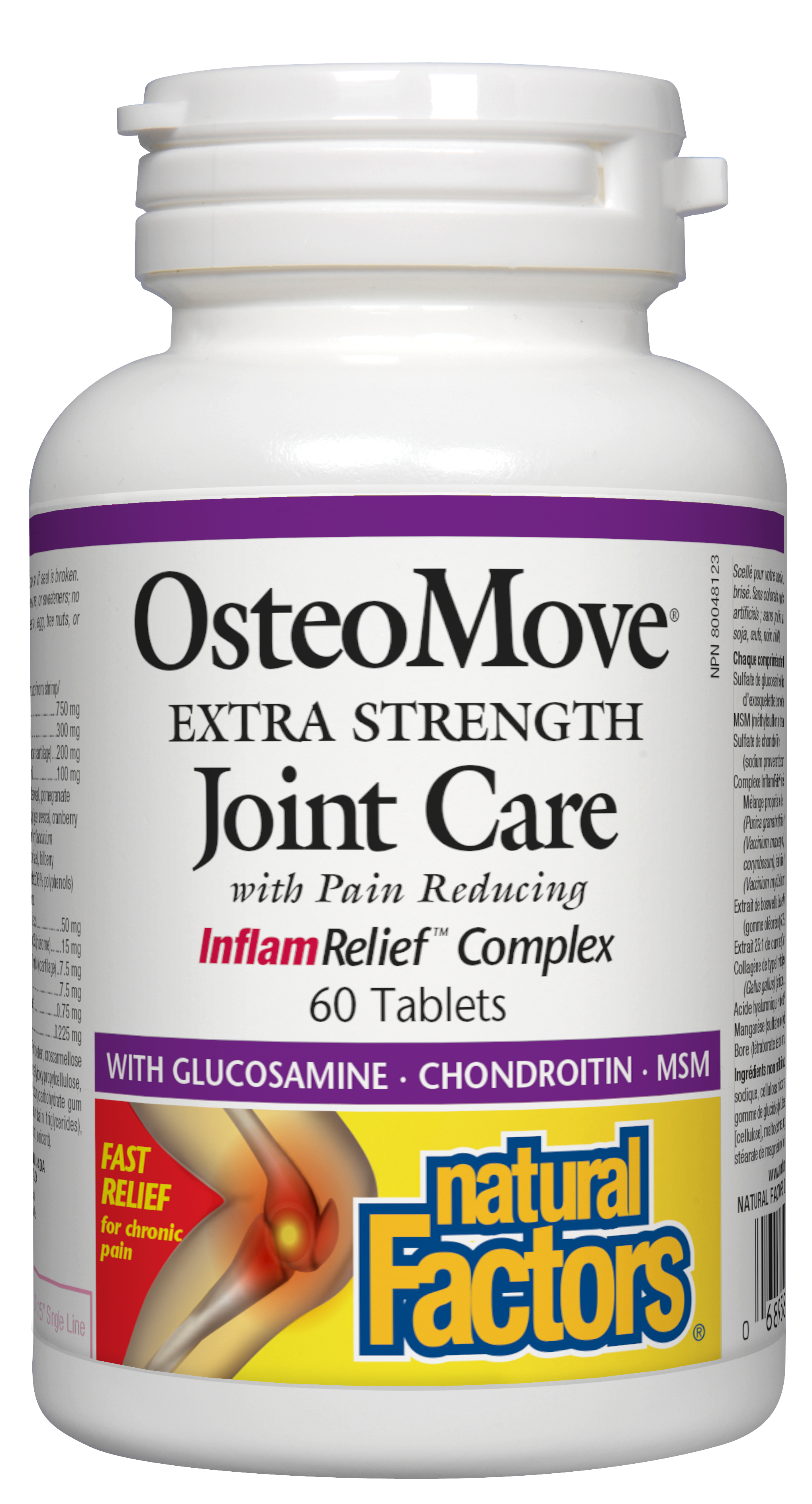Natural Factors OsteoMove Extra Strength Joint Care 60 Tablets
