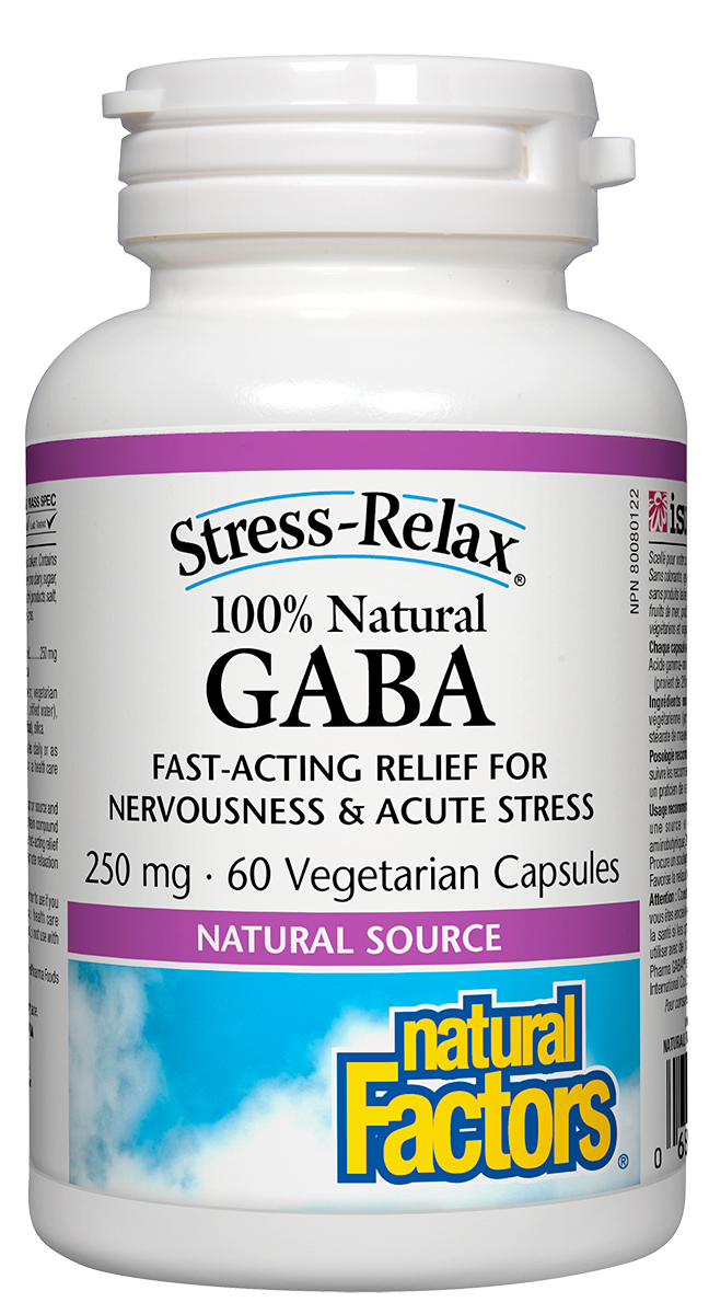 Natural Factors Stress-Relax GABA 250mg 60 Capsules