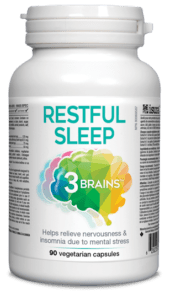 3 Brains Restful Sleep 90 Vegetarian Capsules