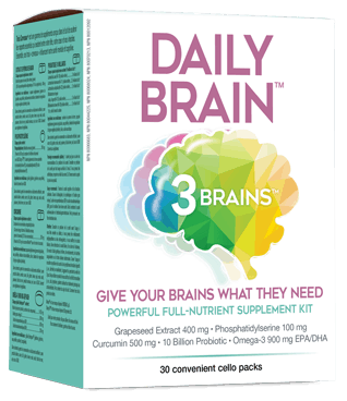 3 Brains Daily Brain 30 Convenient Cello Packs