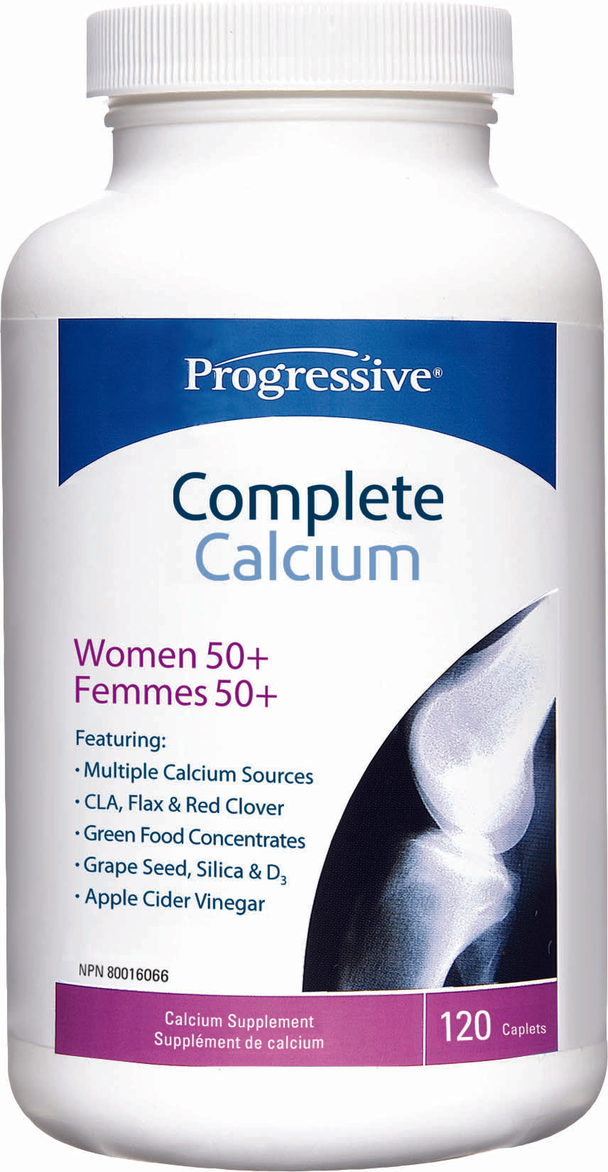 Progressive Complete Calcium For Women +50 120 Tablets