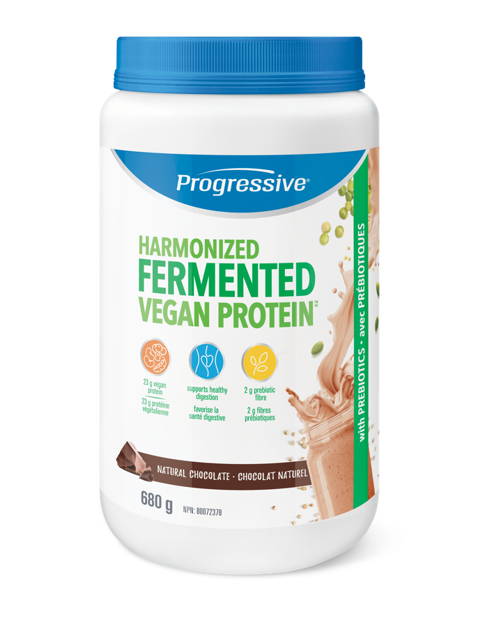 Progressive Harmonized Fermented Vegan Protein Natural Chocolate 680g