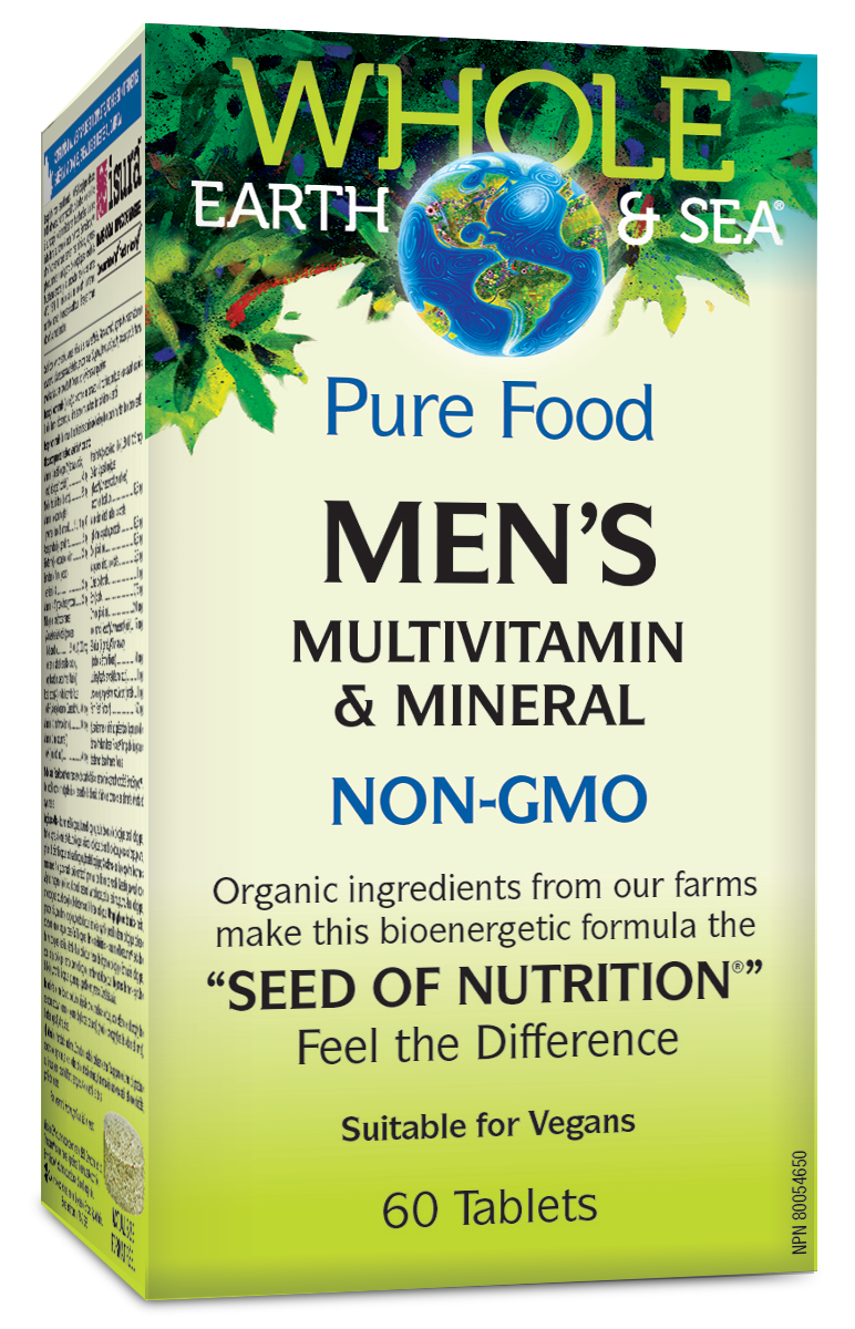Whole Earth & Sea Men's Multivitamin NON-GMO 60 Tablets
